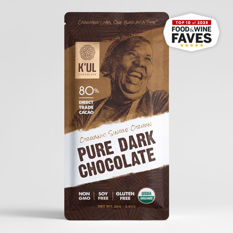 Pure Dark Chocolate | K'UL® Chocolate - Organic Direct Trade